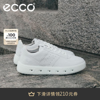 ecco 板鞋女 夏季软面休闲鞋舒适运动女鞋 街头720系列209713 白色20971301007 37