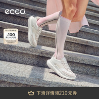 ecco 运动鞋女 26年秋季新款轻便休闲城市训练跑步鞋 BIOM系列840813 冰白色/白色84081361980 37