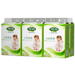 雨森 卷纸100%原生木浆 6层 58g/卷*12卷 4提