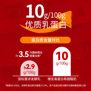 德亚 无蔗糖希腊酸奶 原味