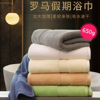 爱普万 五星级酒店浴巾 加大尺寸 加倍厚实 150*80CM 650g