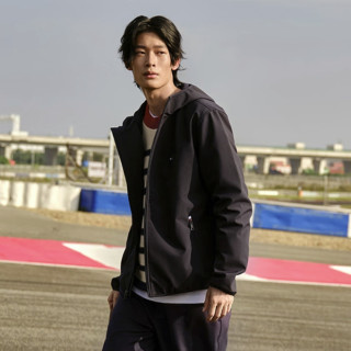 TOMMY HILFIGER 【防水微抓绒】出走都市 连帽风衣款软壳夹克