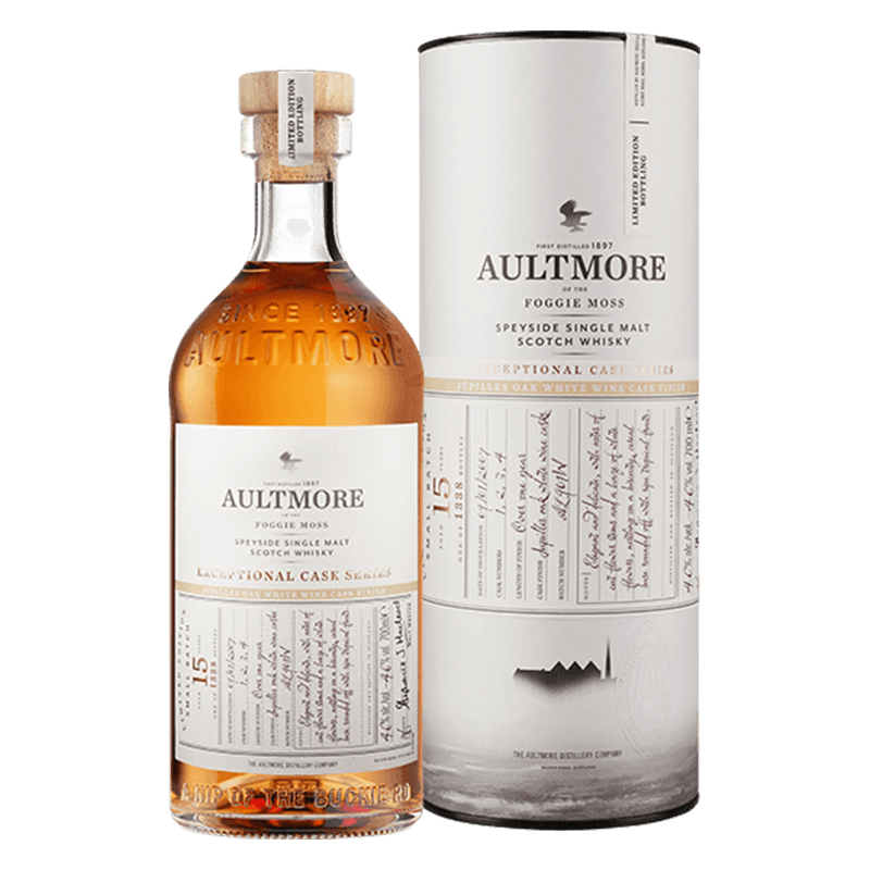 AULTMORE 欧摩15年单一麦芽威士忌 朱皮尔白葡萄酒桶限量版 700ml