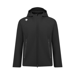 迪桑特 TRAINING系列 防泼水抓绒保暖 黑色 2XL 运动夹克