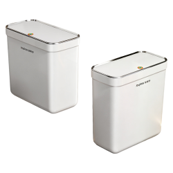 佳帮手 壁挂弹盖垃圾桶 15L 家用