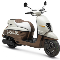 国家补贴：标致 DJANGO 50cc 复古燃油踏板摩托车 奇异棕