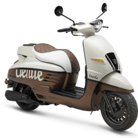 国家补贴：标致 DJANGO 50cc 复古燃油踏板摩托车 奇异棕