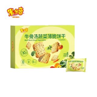 今日必买：米多奇 牛骨汤蔬菜薄脆饼干 200g