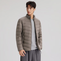 HEURE 冬季 羽绒服 轻薄排骨款 灰色 2XL 140-160斤
