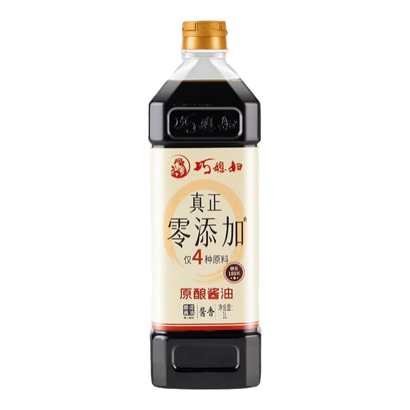 巧媳妇 0添加原酿特级生抽 1L