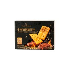 1号会员店 纯牛肉馅酥脆饼干 258g
