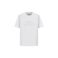 OFF-WHITE WA01TE9211 箭头字母刺绣 米白 S 短袖T恤