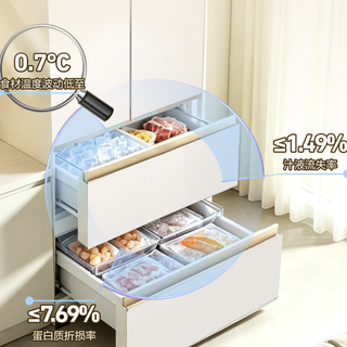 Haier 海尔 麦浪2.0系列 BCD-560WGHFD1BYGU1 风冷法式门冰箱 560L