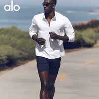 ALO YOGA Conquer Reform 爱洛 男士运动休闲瑜伽半拉链长袖上衣