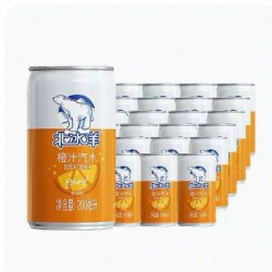 北冰洋 橙汁汽水 200ml*24罐