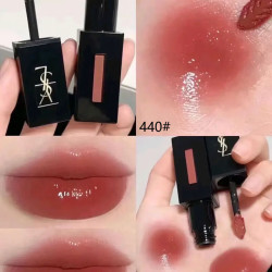 YSL 圣罗兰 天鹅绒黑管唇釉 不易掉色气质显白不挑皮 黑管唇釉5.5ml 440#野玫瑰