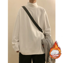 嘉晔 男士秋冬德绒打底衫长袖上衣