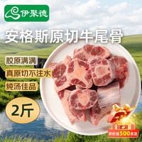 伊聚德 国产安格斯原切牛尾骨净重2斤 炖煮红烧煲汤牛肉生鲜 源头直发