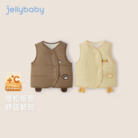 jellybaby 26新品冬款中性棉马甲可爱舒适