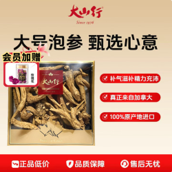 大山行 进口加拿大西洋参泡参粒头正品 #优选爪参 大号泡参 227g*1盒