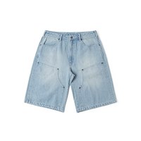 Dickies 帝酷适26春夏新款牛仔工装短裤前侧贴片装饰双膝短裤男女J