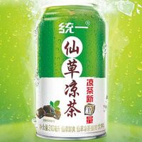 百亿补贴：统一 仙草凉茶果粒植物饮料310ml*12罐夏季黑凉粉清凉爽中秋送礼