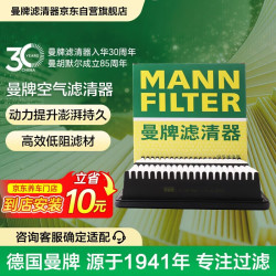 曼牌滤清器 MANNFILTER）空气滤清器空气滤芯空气滤C22049适配现代伊兰特 1.4T1.5L