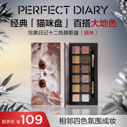 完美日记 DISCOVERY系列 探险家十二色眼影盘 #猫咪盘 14g