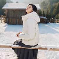 坦博尔 【连帽加厚】坦博尔 女士短款羽绒服
