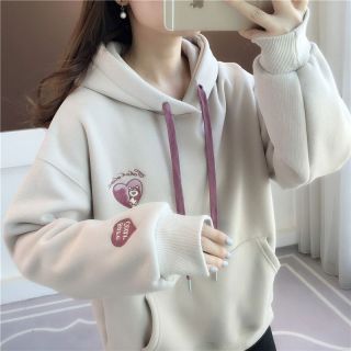 百亿补贴：童森童马 童装女童卫衣春秋季新款中大童女孩连帽上衣休闲T恤潮服