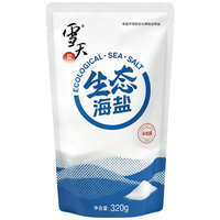 雪天 生态海盐 未加碘 320g*5袋 食用盐