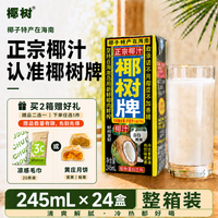椰树 椰子汁 245ml*24盒