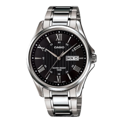 CASIO MTP-1384D-1A石英指针腕表