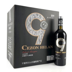 塞尚贺兰 宁夏贺兰山 东麓产区 H9赤霞珠干红葡萄酒 750ml*6