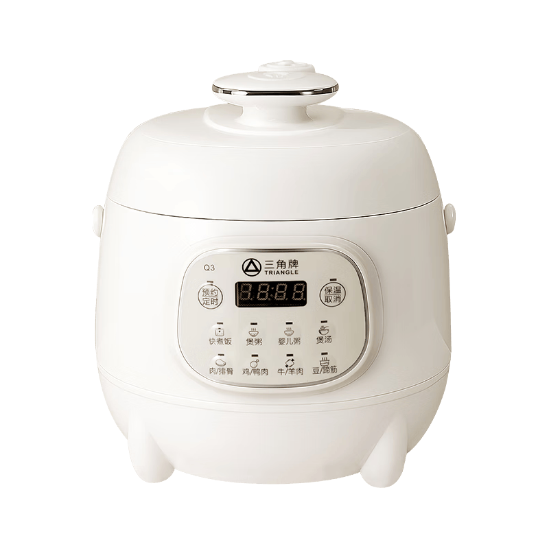 三角牌 电压力锅 316不锈钢内胆 2.5L 开盖煮
