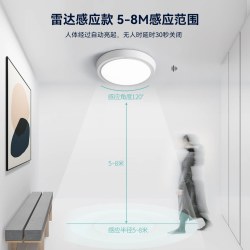 雷士 照明三防阳台玄关灯吸顶灯简约现代灯具卧室灯过道灯厨房灯