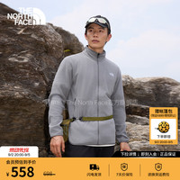 北面 抓绒衣男立领外套保暖可做冲锋衣内胆26秋冬新品|8FHX CQI/灰色 XXL/185