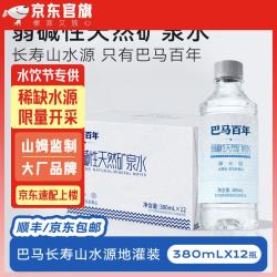 巴马百年 巴馬百年 天然矿泉水 380mL12瓶整箱