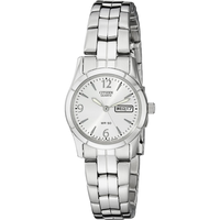 CITIZEN EQ0540-57A 指针式石英表 银色表盘 不锈钢表壳 女表