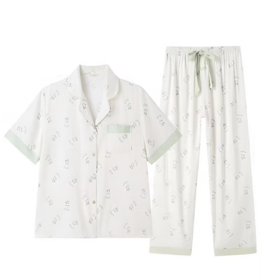 欧迪芬 短袖长裤开衫翻领家居服套装 专区多款可选