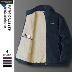 JEANSWEST OUTDOOR 真维斯 反季降价 男士羊羔绒夹克外套