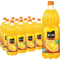 美汁源 果粒橙果汁饮料1.25L*12瓶