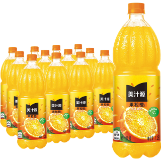 淘金币可用、88VIP、今日必买：美汁源 果粒橙果汁饮料1.25L*12瓶