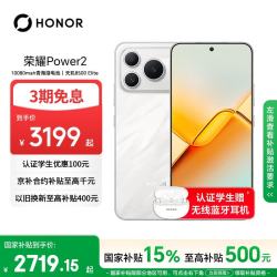 荣耀 Power2 5G手机 12GB+256GB 雪原白