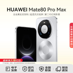华为 Mate 80 Pro Max 手机 16GB+512GB 极地银