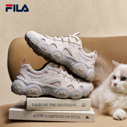 FILA 猫爪7代老爹鞋 淡粉/橄榄棕-PR 38码