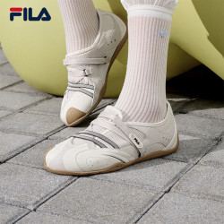 FILA 玛丽珍运动凉鞋 标准白/朴灰-CM 38