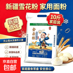 金岳粮 新疆精制雪花面粉5斤装