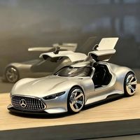 中精质造仿真奔驰AMG Vision GT豪华合金跑车模型成品收藏摆件儿童玩具车 奔驰GT/三开门+回力