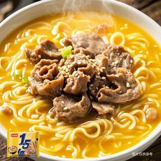 今麦郎 1.5倍金汤肥牛面 袋装方便面
